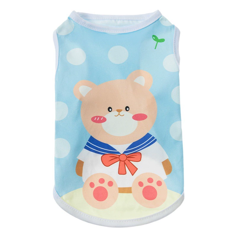 Мультфильм Милая одежда животных одежда милая собака кошка домашнее животное жилет Пзготовителей