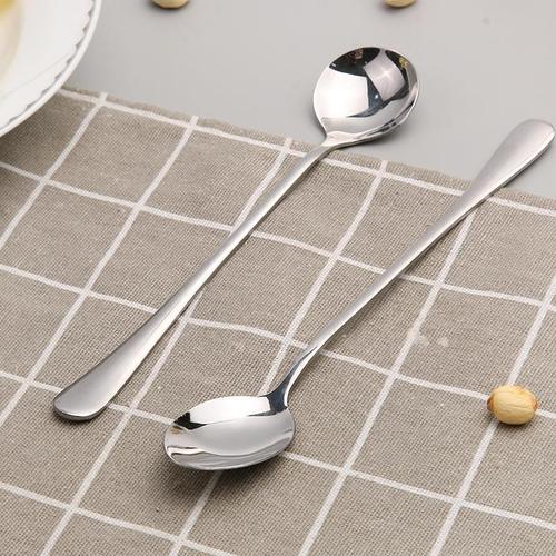Coffee spoon, long-handled stainless steel stirrer, mini teaspoon, frappe spoon, cocktail spoon, dessert & honey spoon