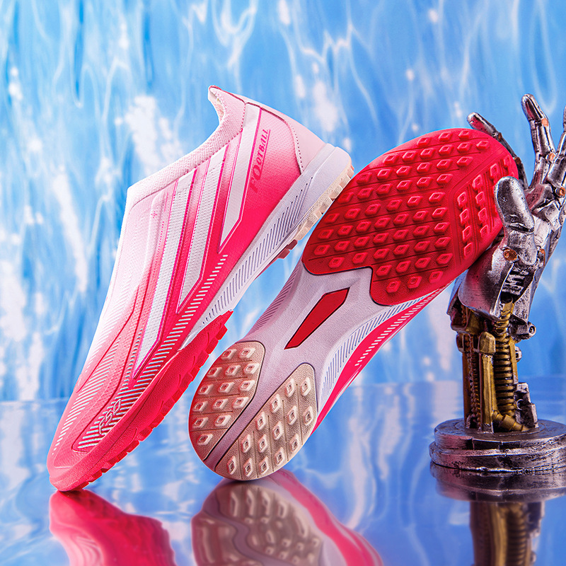 Zapatos de Fútbol AG de Corte Bajo de TPU Antideslizantes para Césped Natural y Artificial