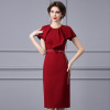 Summer High Quality Design Sense Formal Occasion Dress Wrapped Hip Skirt