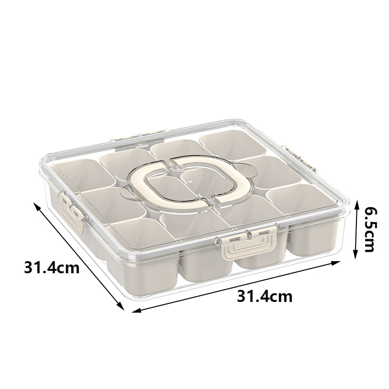 Caja de almacenamiento de condimentos de cocina exclusiva transfronteriza, caja de almacenamiento de condimentos domésticos de alta gama de lujo ligero, caja de condimentos multicompartimento todo en uno