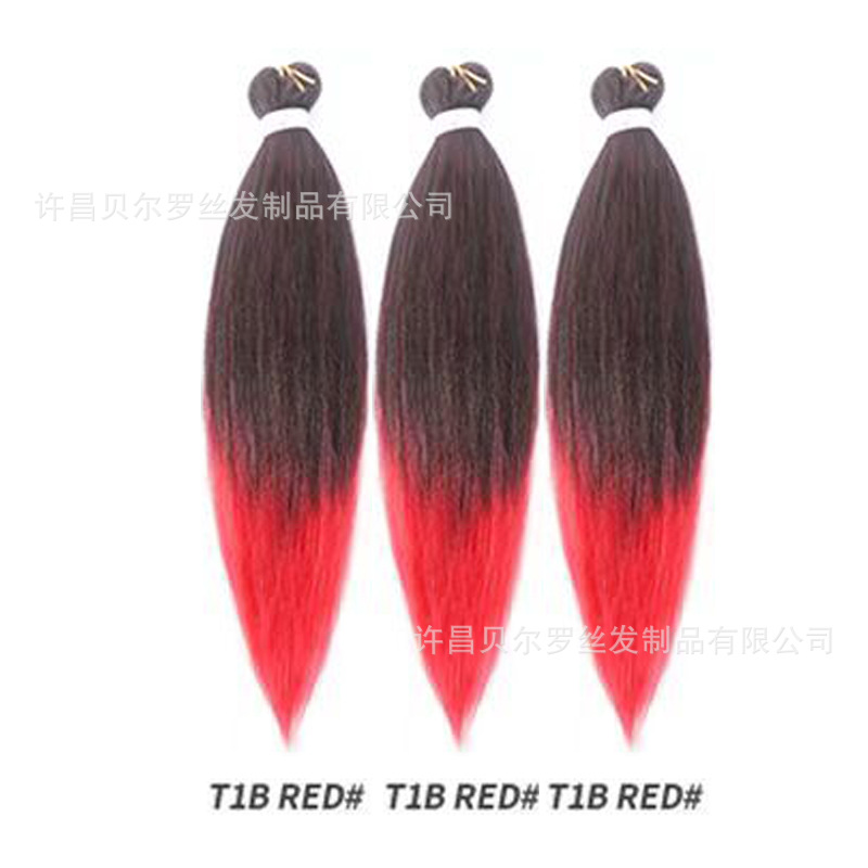 Kit de 3 pelucas EZ Braid – cabello synthetic, colores sólidos/degradé