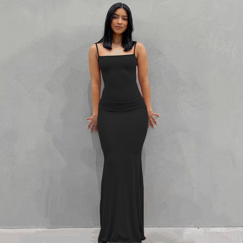 Europa y América transfronteriza nueva Kardashian desnata mono de las mujeres Vestido largo de comercio exterior casual SLIM-Fit de manga larga mono de casa image 40