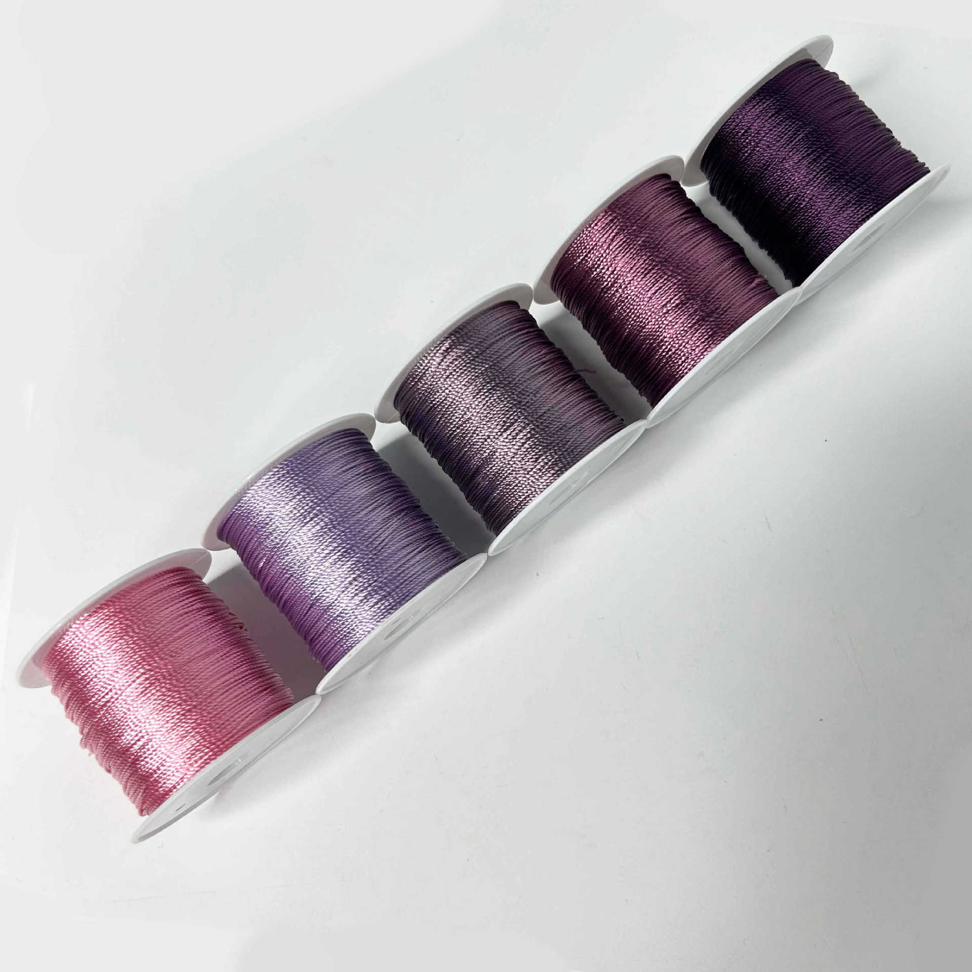 12 hilos de alambre trenzado hilo rojo hilo de color Morandi cuerda trenzada collar cuerda cuerda trenzada a mano material de bricolaje