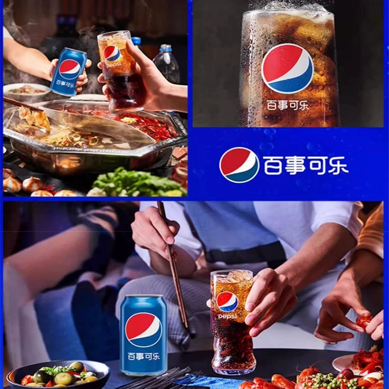 百事 Classic refreshing summer carbonic acid, Cola, 330 ml