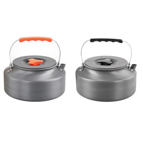 Aluminum alloy outdoor coffee pot, outdoor teapot, portable coffee, 1.6L large capacity kettle