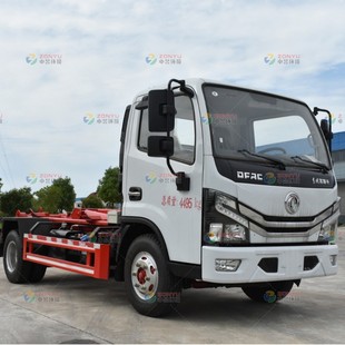 Dongfeng Dollyca D6 Single-Axle Detachable Cargo Box Garbage Truck Manufacturer Hook Arm