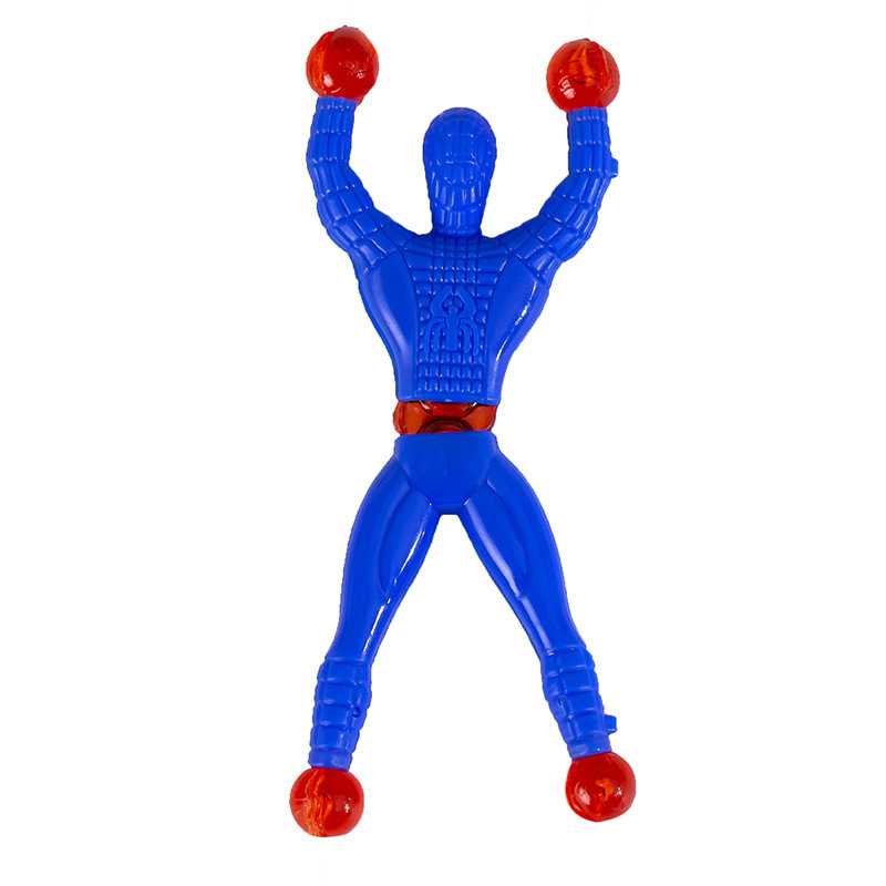 壁登り人の粘性スパイダーマンの壁登り人の壁登り人の2元店の伝統的なおもちゃはコードをスキャンしておもちゃを押します。|undefined