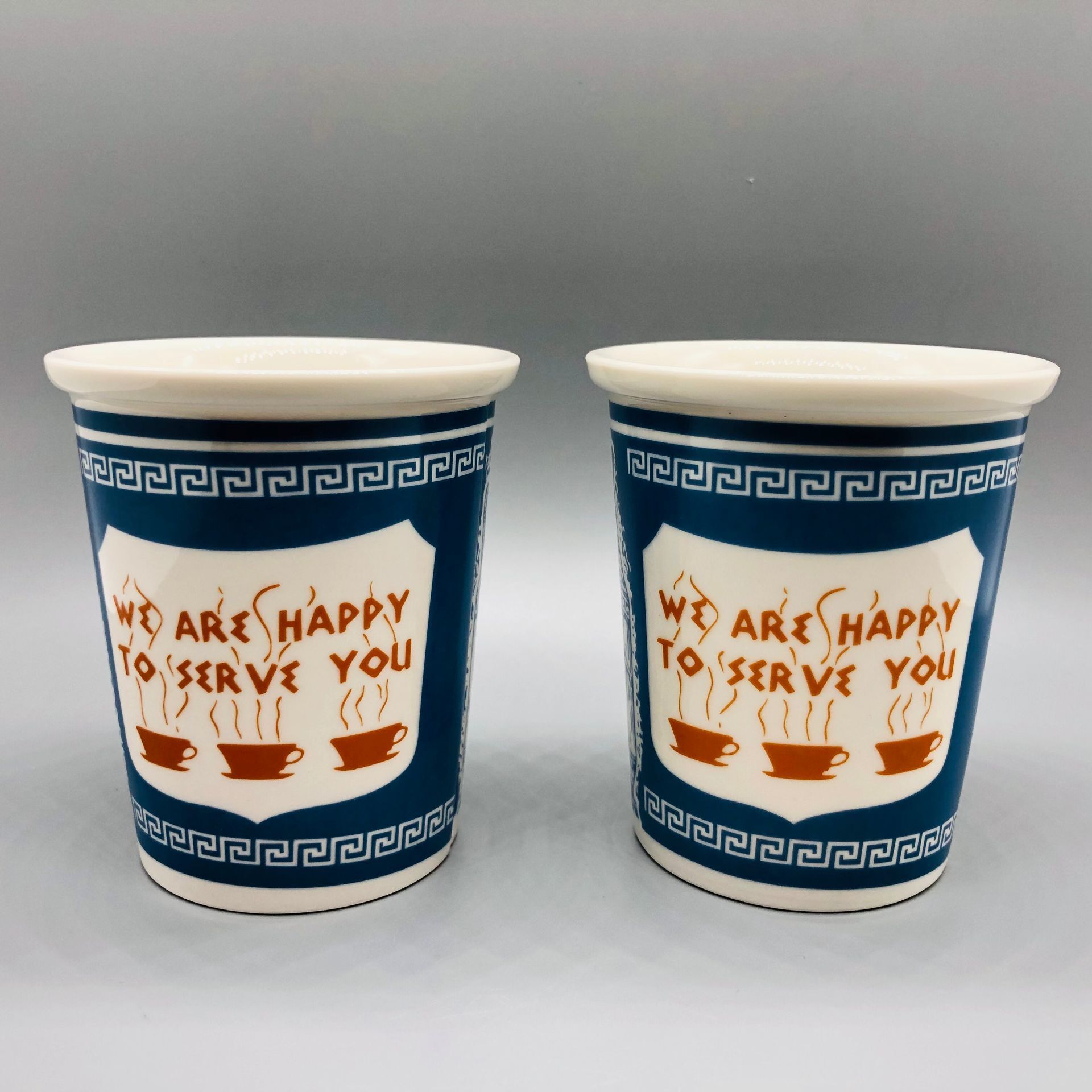 Nueva York icónica taza de papel taza de café