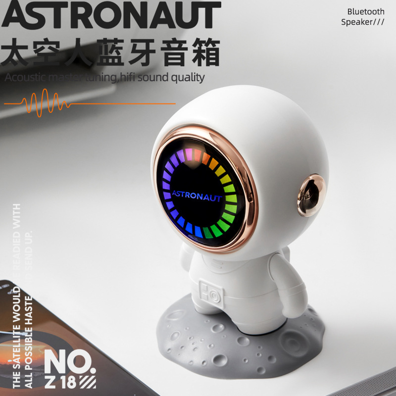 宇宙飛行士宇宙飛行士bluetoothスピーカーのアイデア小型サブウーファ高音質携帯ミニ音響デスクトップのアイデア|undefined