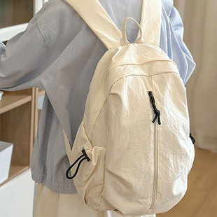 Korean Style Simple Backpack for Female Junior High School Students, High School Students, College Students, Travel Backpacks, Wholesale Large Capacity Backpacks