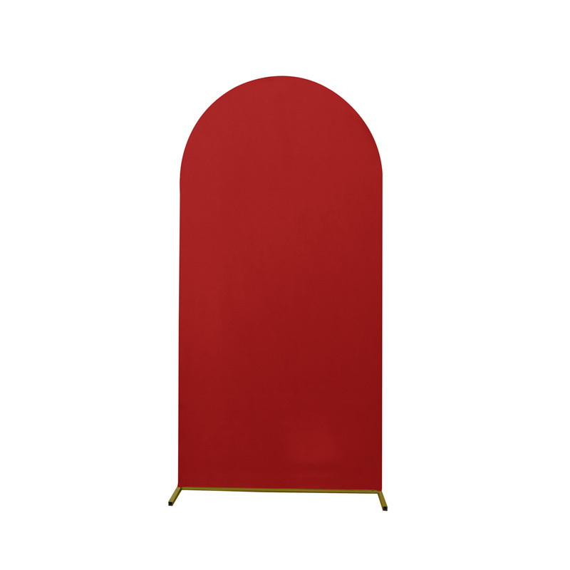 Tela de fondo de boda de arco grande Tela de fondo de fiesta de cumpleaños de alta elasticidad Tela de fotografía Tela de fondo semicircular Tela Puerta de arte