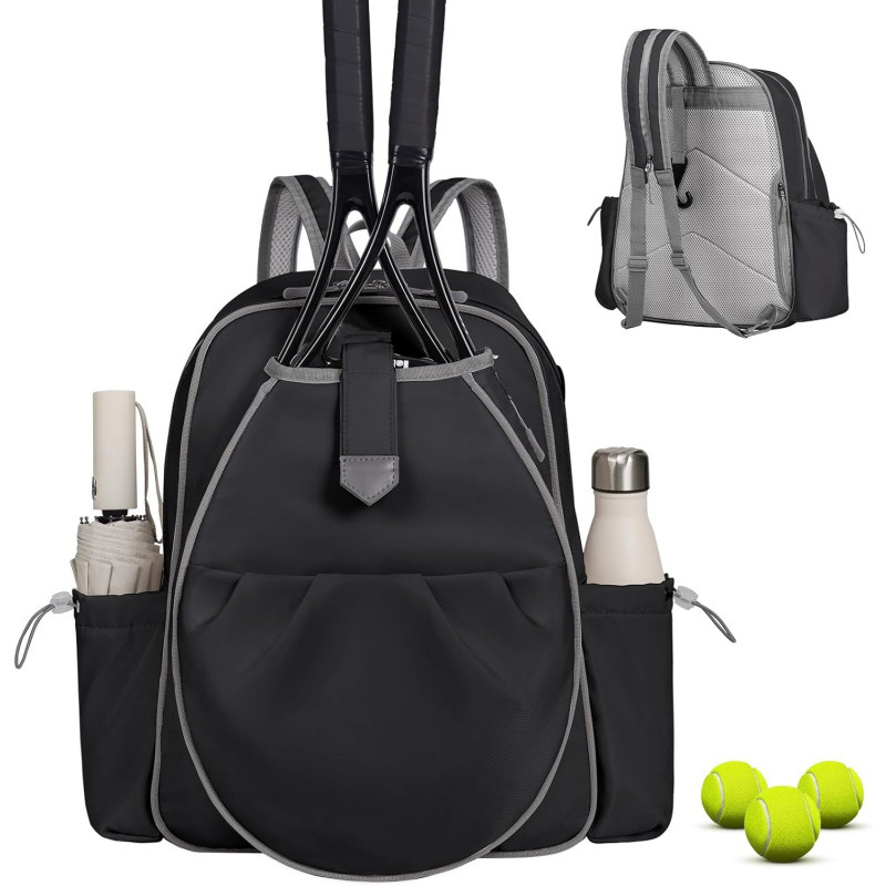Nuevo bolso de tenis de mujer transfronterizo, bolso de tenis resistente al agua, 2 bolsas de raquetas de tenis