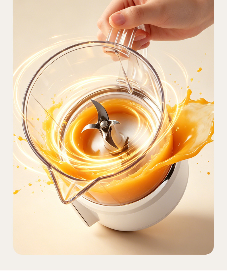 Sınır Ötesi Viral Çift Bıçaklı Sıkma Makinesi Ev Tipi Çok Fonksiyonlu Meyve Suyu Sıkacağı Ek Gıda Suyu Tam Otomatik Blender Meyve