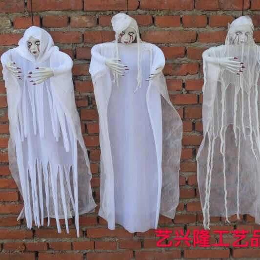 Casa embrujada de Halloween transfronteriza sala secreta escapar de la tienda de tatuajes KTV accesorios de decoración belleza blanca colgante fuente directa