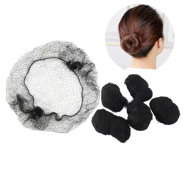 In-Stock Invisible Hair Net, High Elasticity Nylon Net, Wig Hair Net, Dance Nurse Flight Attendant Updo Hair Net