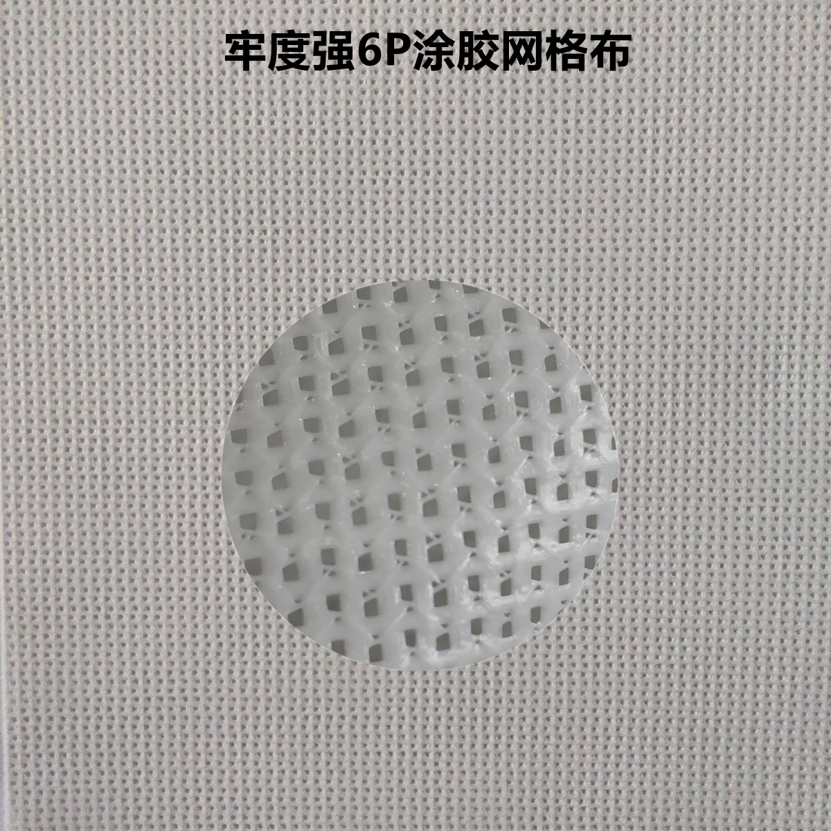 过6P小孔PVC彩色网格布浸胶网眼布浸胶布涂塑箱包PVC布工地布