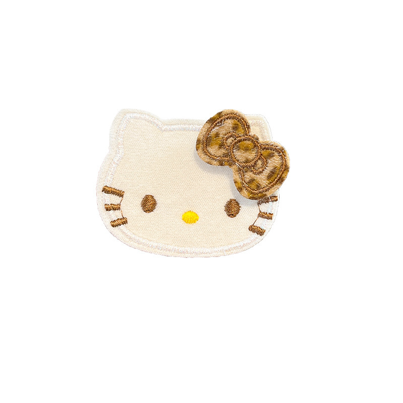 可爱蝴蝶结猫咪刘海贴女不伤发碎发整理神器魔术贴儿童宝宝发饰秋|undefined
