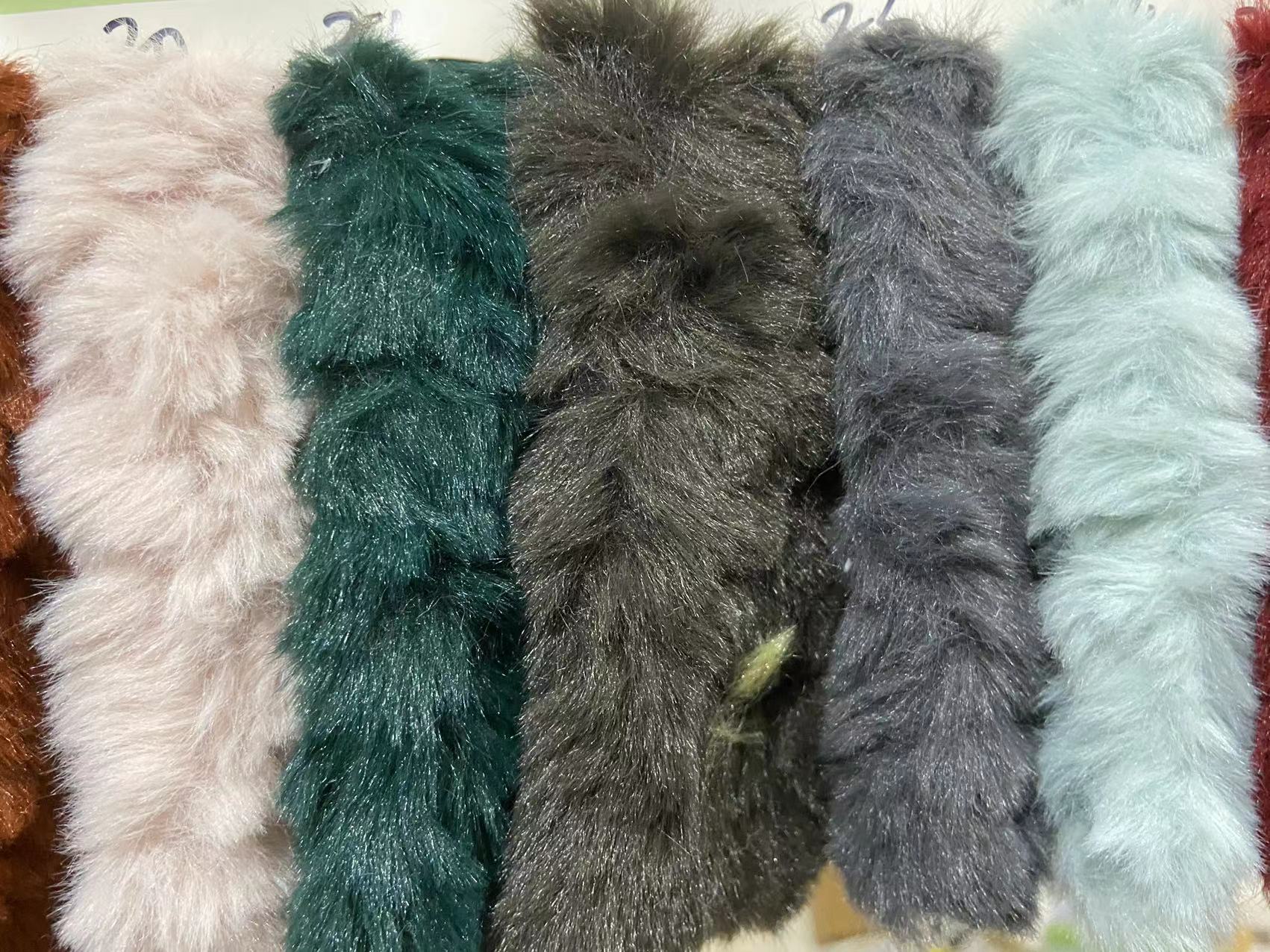 800g de imitación de piel de conejo cepillado tela de terciopelo engrosada poco Rex piel de conejo en relieve imitación de piel otoño e invierno abrigo tela de juguete