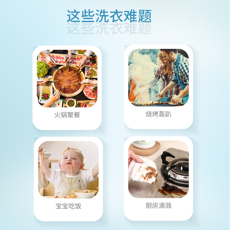 Zhongsanqing 衣類乳化剤、白い油汚れ用強力汚れ除去剤、油汚れ除去、洗濯用浸透剤、汚れ除去剤|undefined
