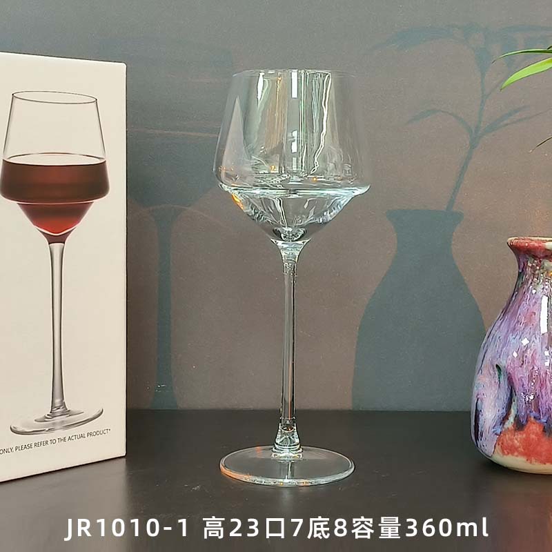 Vaso de vino europeo simple con patrón vertical de vidrio corrugado casero taza de champán taza de vino taza de helado taza de cóctel
