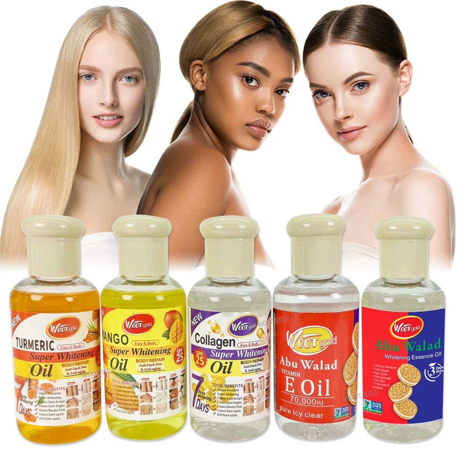 Трансграничные исключительно для эфирного масла куркумы коллаген витамин Е растительное масло для ухода за волосами для лица 75 мл