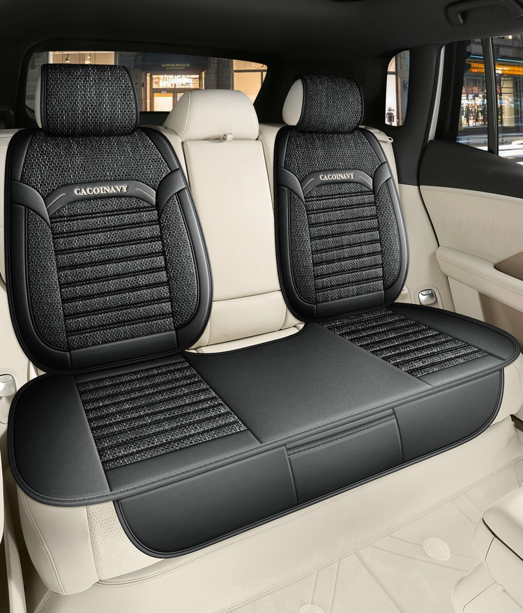 26-Year-Old Brand New Health-Preserving Buckwheat Lavender-Filled Linen Universal Car Seat Cushion Cover for All Seasons International Platform