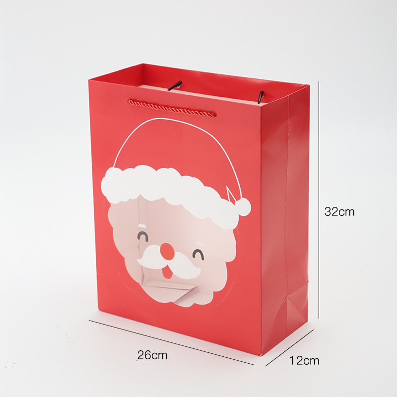 Ventana de Navidad flores bolso transparente ins Internet celebridad floral bolsa ramo bolsa de embalaje ventana bolsa de mano