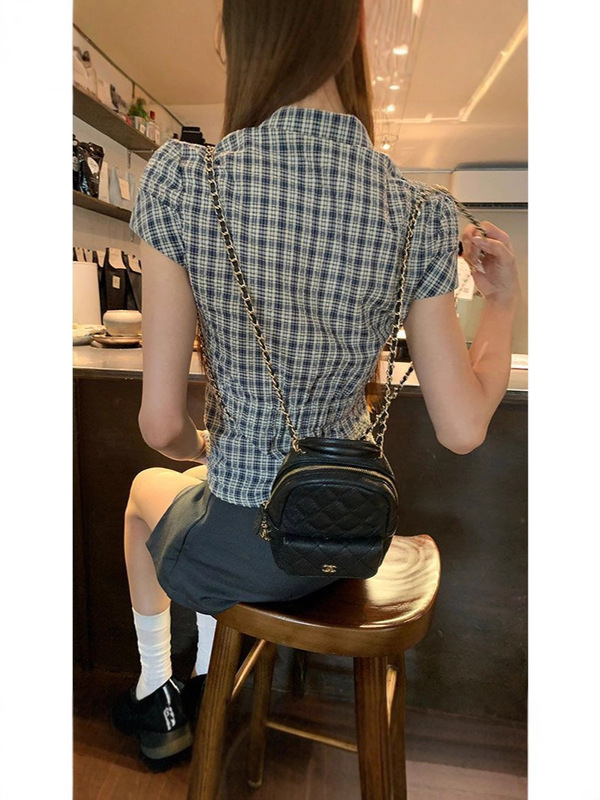 红人馆短袖衬衫女夏季2025新款重要场合小衫法式上衣粉色修身衬衣|undefined