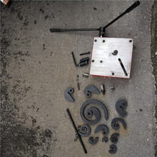 手动弯花机 手摇铁艺弯花机 花架围栏弯花设备艺术大门弯花机