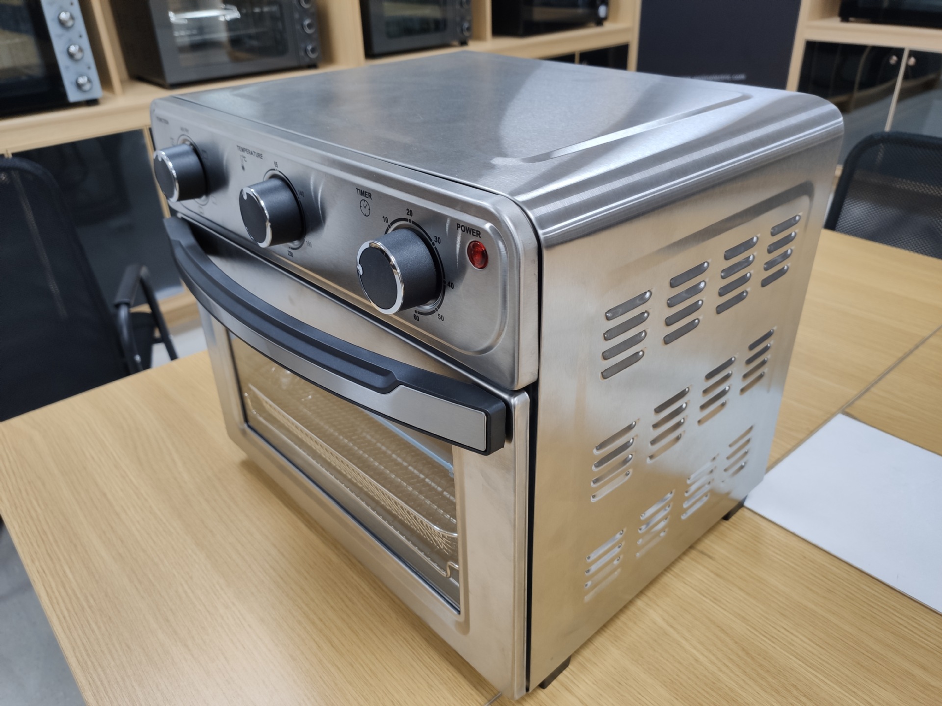 22L horno de freidora de aire fábrica personalizado calentador multifuncional horno de freidora de aire doméstico