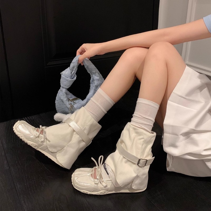 Wen Shu's Romanke～バレエシューズ、レディース厚底道徳訓練靴、メリージェーンシューズ、サンダル、ショートブーツ|undefined