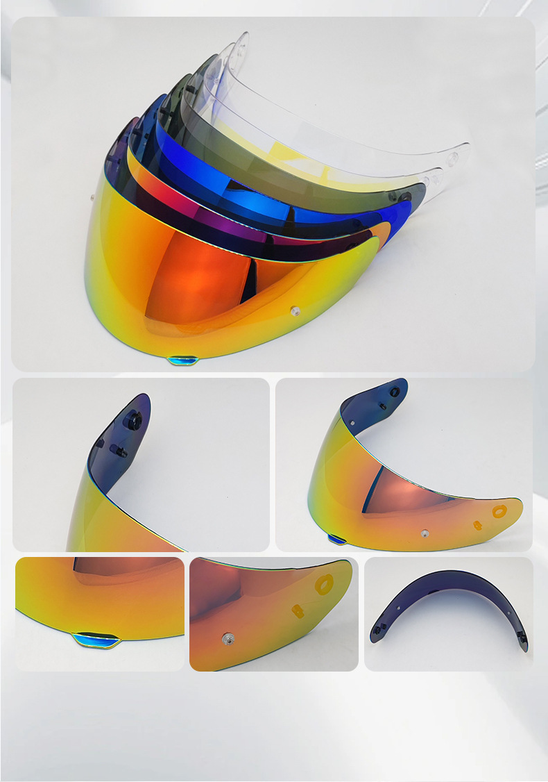 Hj17 Is Suitable for Hjc C91 C90 C91N Motorcycle Helmet Lenses, Waterproof, Windproof, and Color-Changing Helmet Accessories