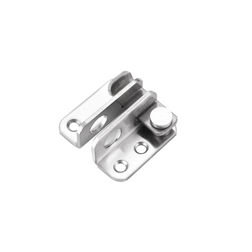 Thickened stainless steel door buckle door latch buckle with keyhole pet cage anti-theft safety buckle door latch exposed padlock buckle