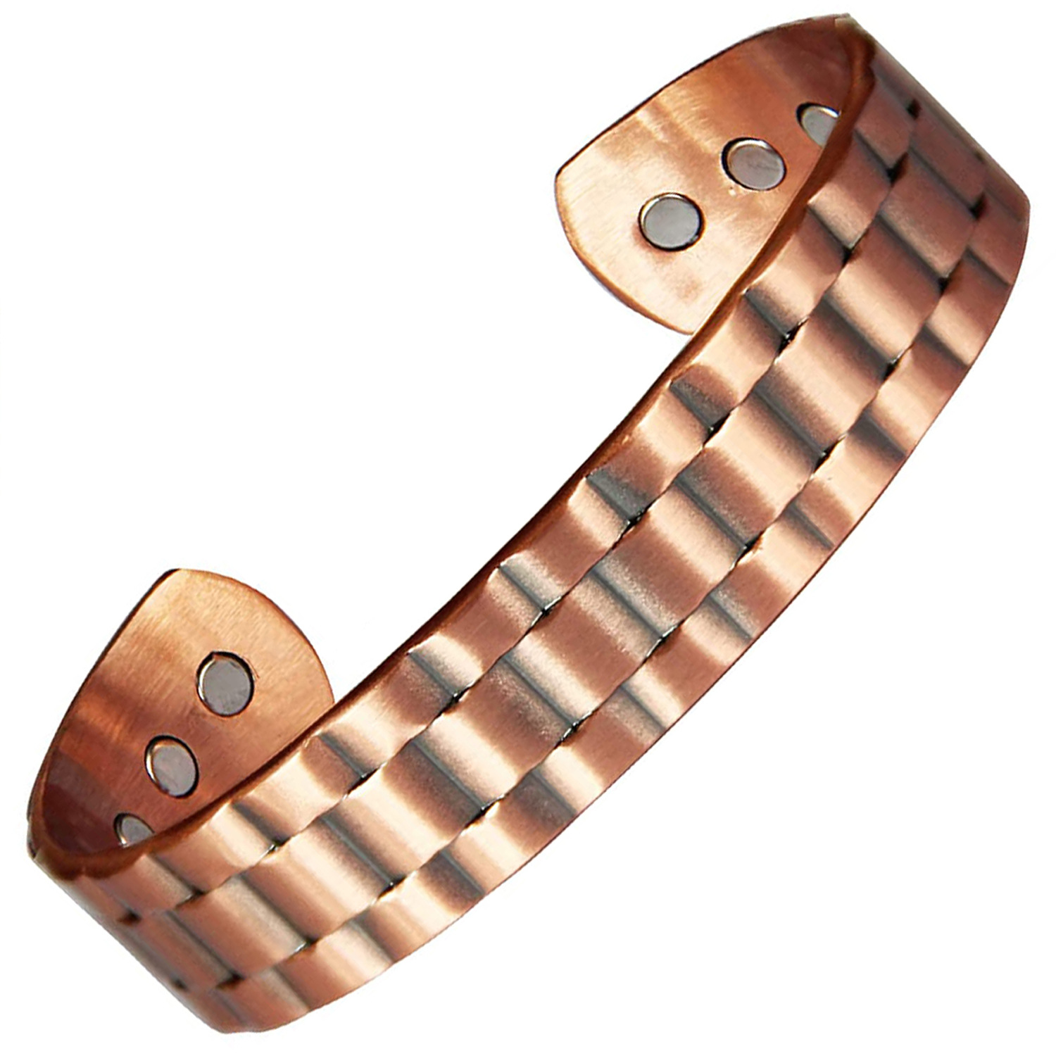 Vintage Style Geometric Copper Plating Bangle