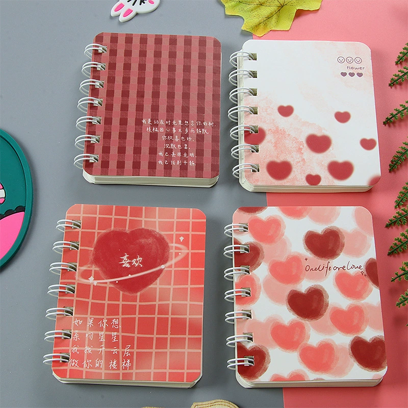 A7 Rollover Coil Mini Notebook Journal Office Notepad