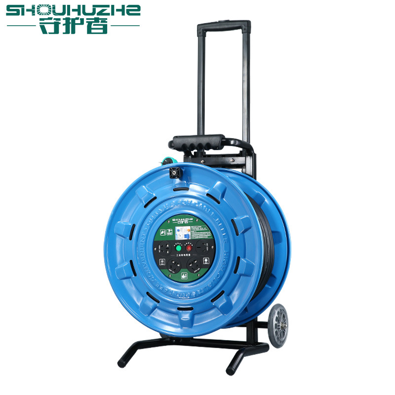 守护者TC46010电缆盘线盘电源盘线轱辘线轴220V卷线盘插座10A16A