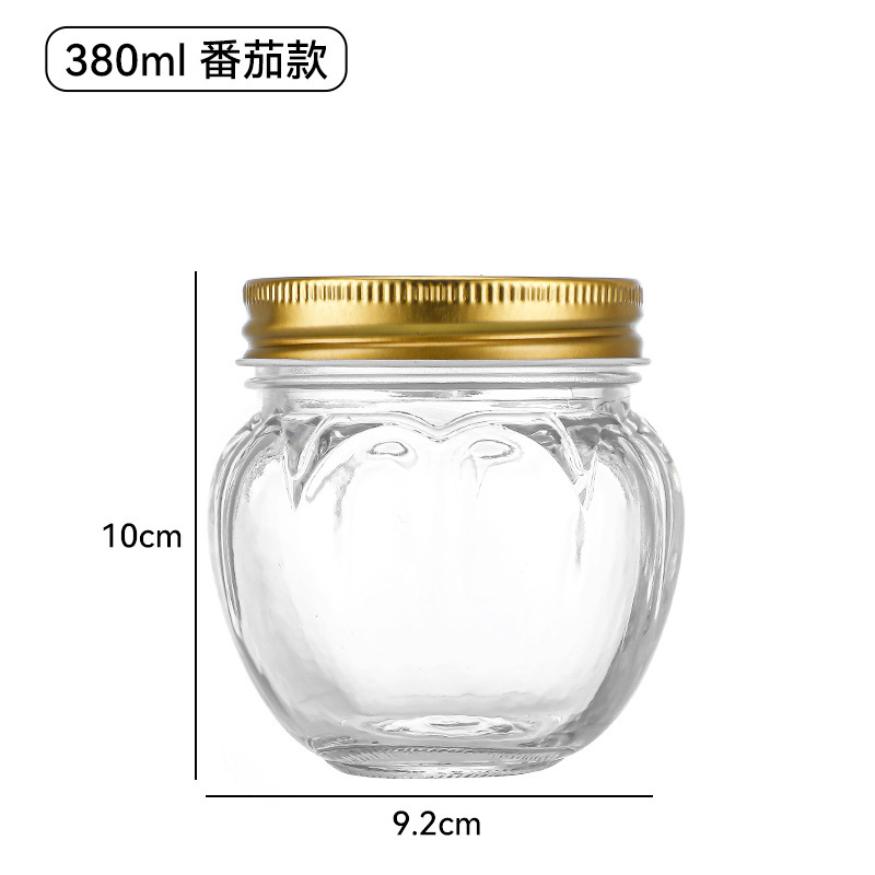 新款水果罐燕窝瓶鱼胶瓶密封罐花胶瓶酸奶瓶沙拉酱瓶玻璃罐可炖|undefined