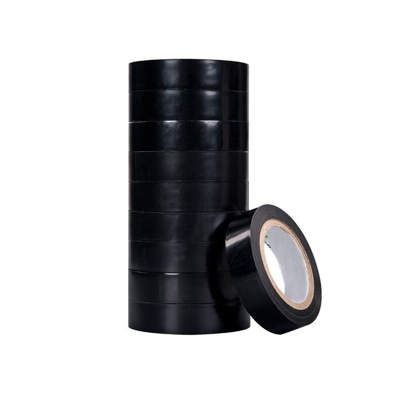 Hidroeléctrica negra cinta adhesiva de mantenimiento PVC cinta adhesiva impermeable cinta adhesiva de arnés de cableado