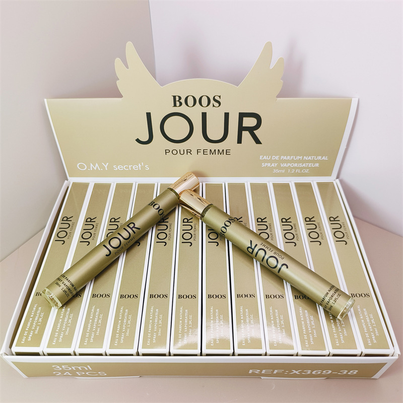 Perfume de 35 ml, Versión Q, Popular Transfronterizo, para Hombre y Mujer, en Tubo de Ensayo, Fragancia Floral y Frutal, Perfume Portátil, Venta al por Mayor