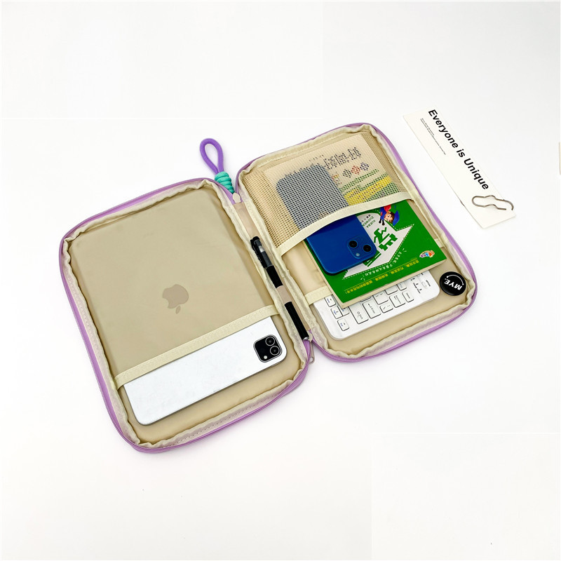 Bolsa de portátil japonesa de 14 pulgadas bolsa de almacenamiento de 11 pulgadas Estilo coreano fresco portátil Tablet iPad liner bolsa