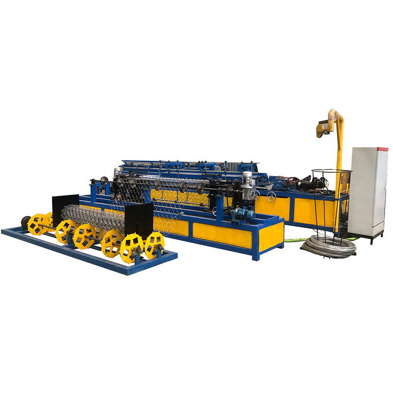 Máquina de tejer de red de valla de estadio protección de pendiente Greening máquina de red de gancho de diamante máquina de tejer de protección de pendiente de carretera