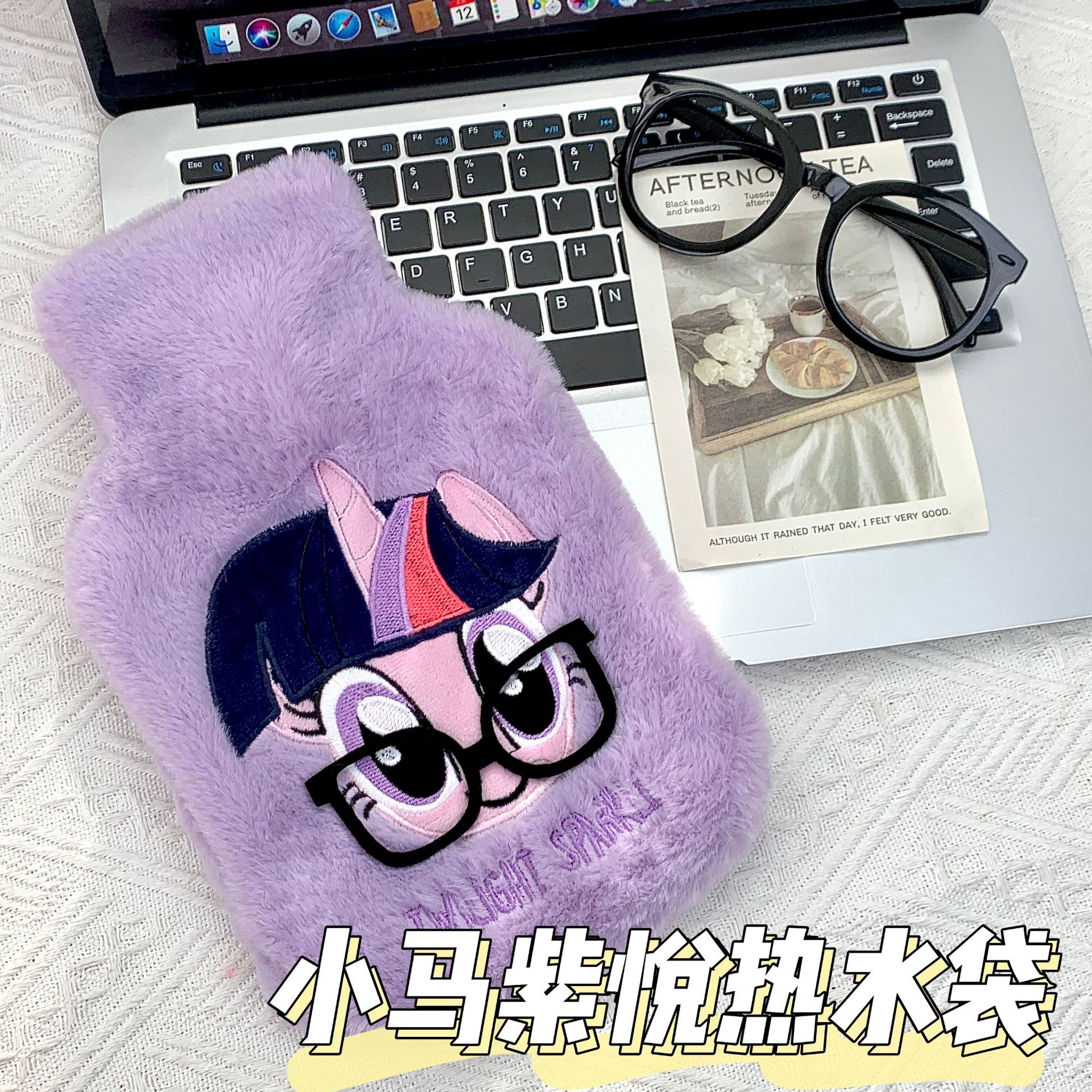 캐릭터 봉제 커버 주입식 보온 물주머니 1000ml
