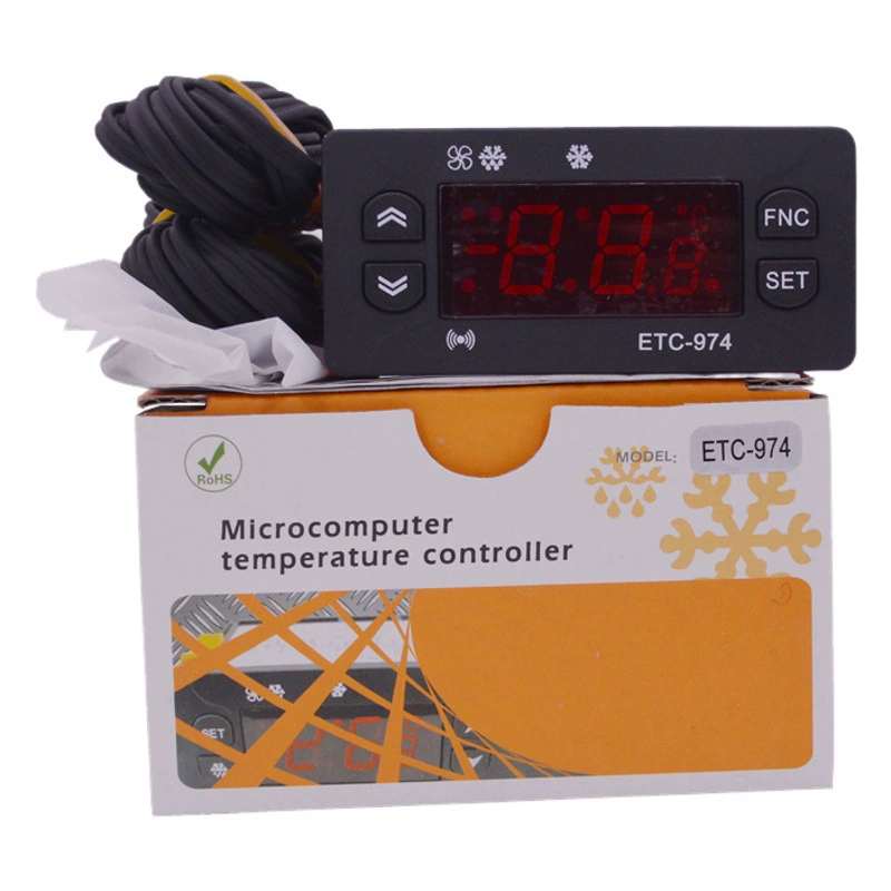 ETC-974 электронный цифровой термостат микрокомпьютер регулятор температуры с морозом