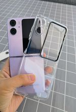 适用oppo findn2flip手机壳铰链n2flip保护套透明内防摔TPU五金扣