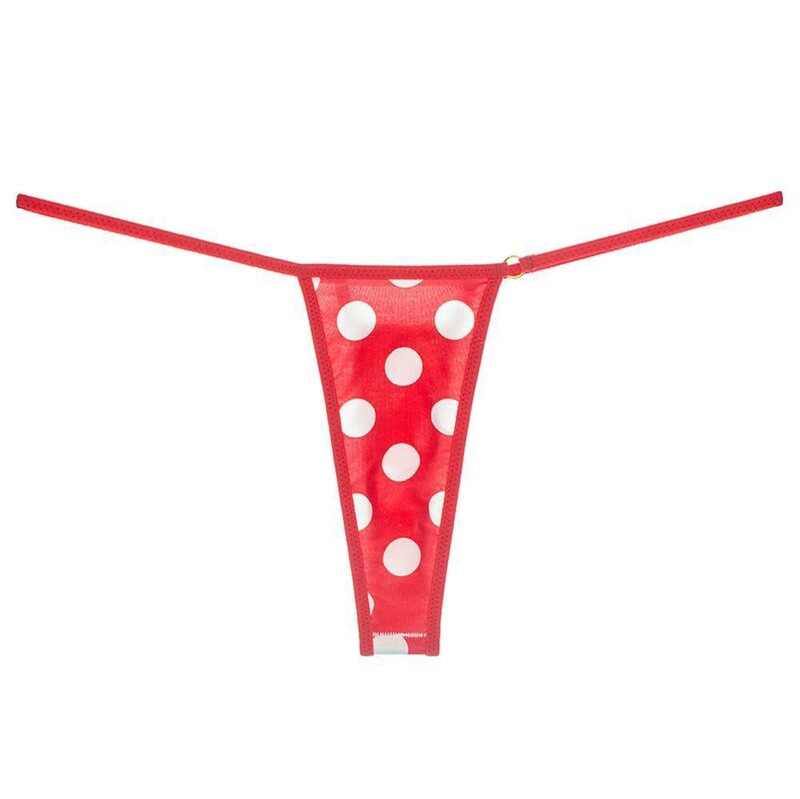 New Hip-lifting Spice Girls Thong Women's Leyin Sexy Thin Belt One-piece Wire Night Mini Cyber Celebrity Thin Low Waist