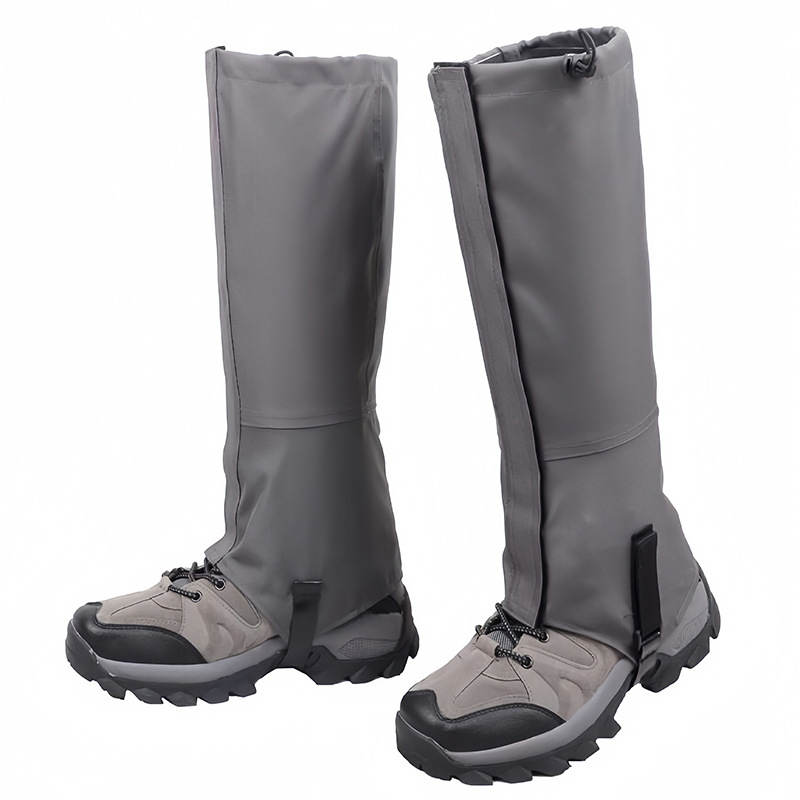 Cubierta de nieve Montañismo al aire libre Cubierta de zapatos a prueba de nieve Cubierta de pierna resistente al desgaste a la arena Cubierta de esquí transpirable e impermeable