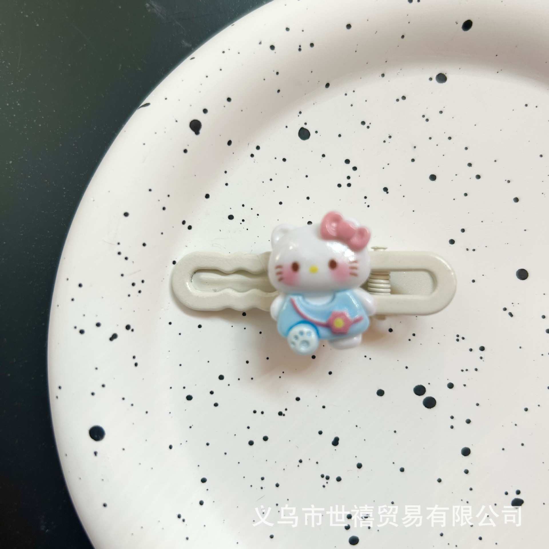 Creativo de dibujos animados gatos brocas de cabello lindas chicas dulces frente brocas de cabello rotas joyas nuevas brocas laterales versátiles