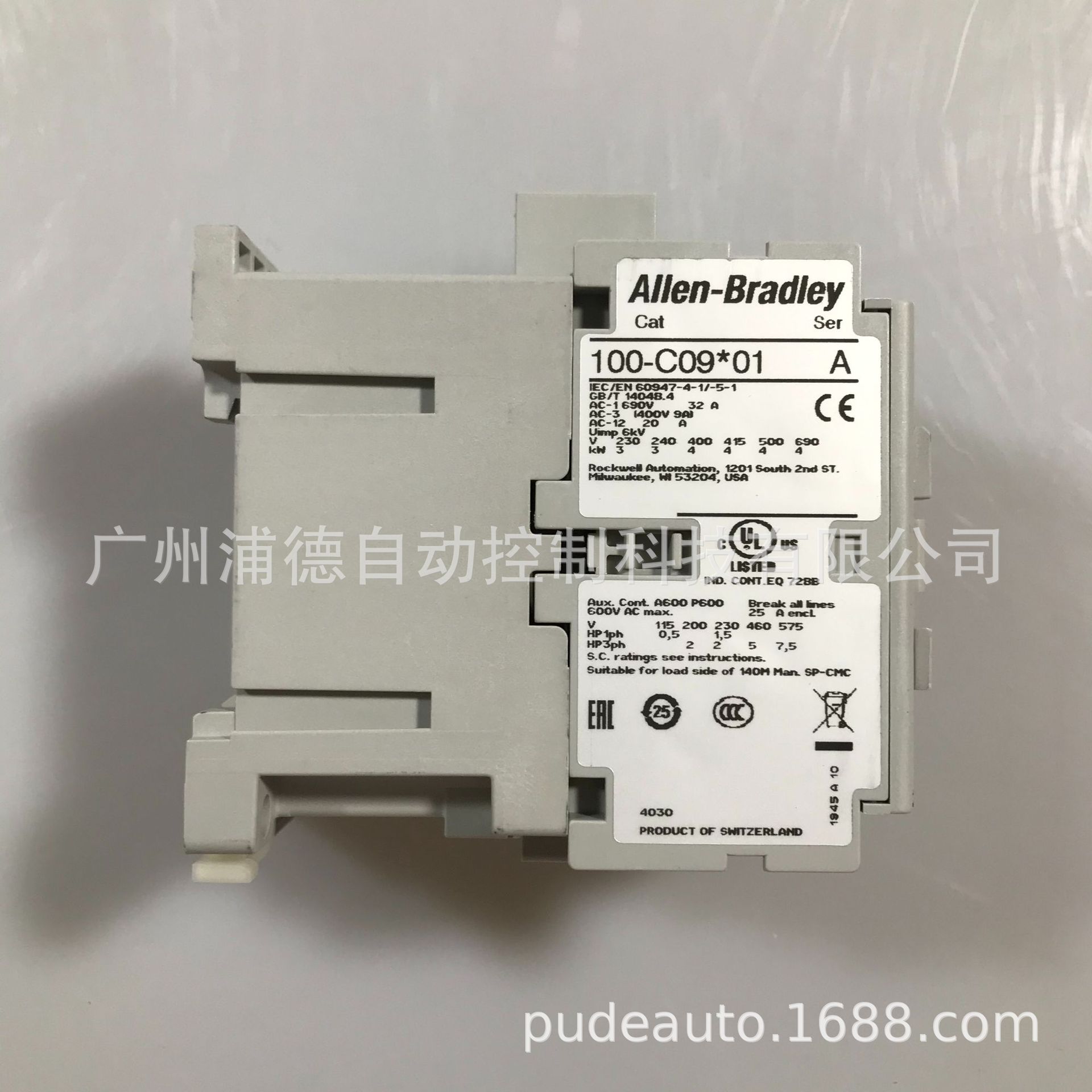 Allen-Bradley交流接触器100-CX09D01，100-C09D01原装进口