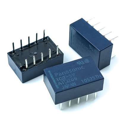 TQ2-12V 信号继电器 两组转换:2C(双刀双掷-转换) DIP,9x14mm